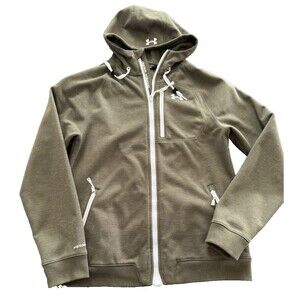 Under Armour Men's UA Storm Windbreaker Jacket Hooded Coat army green size M